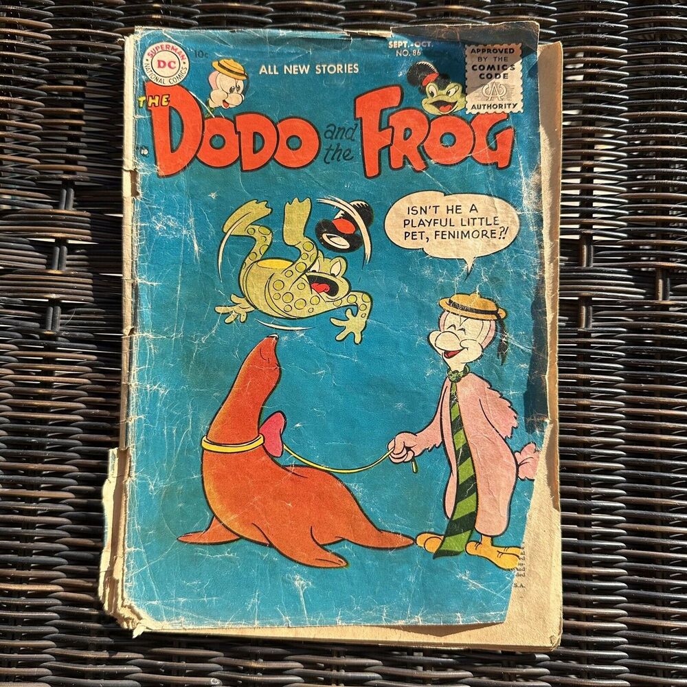 Dodo and the‎ Frog No. 86 Comic 1955 DC Comics